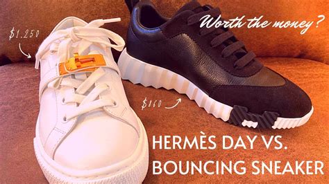 hermes bouncing women|Hermès DAY vs BOUNCING Sneakers In.